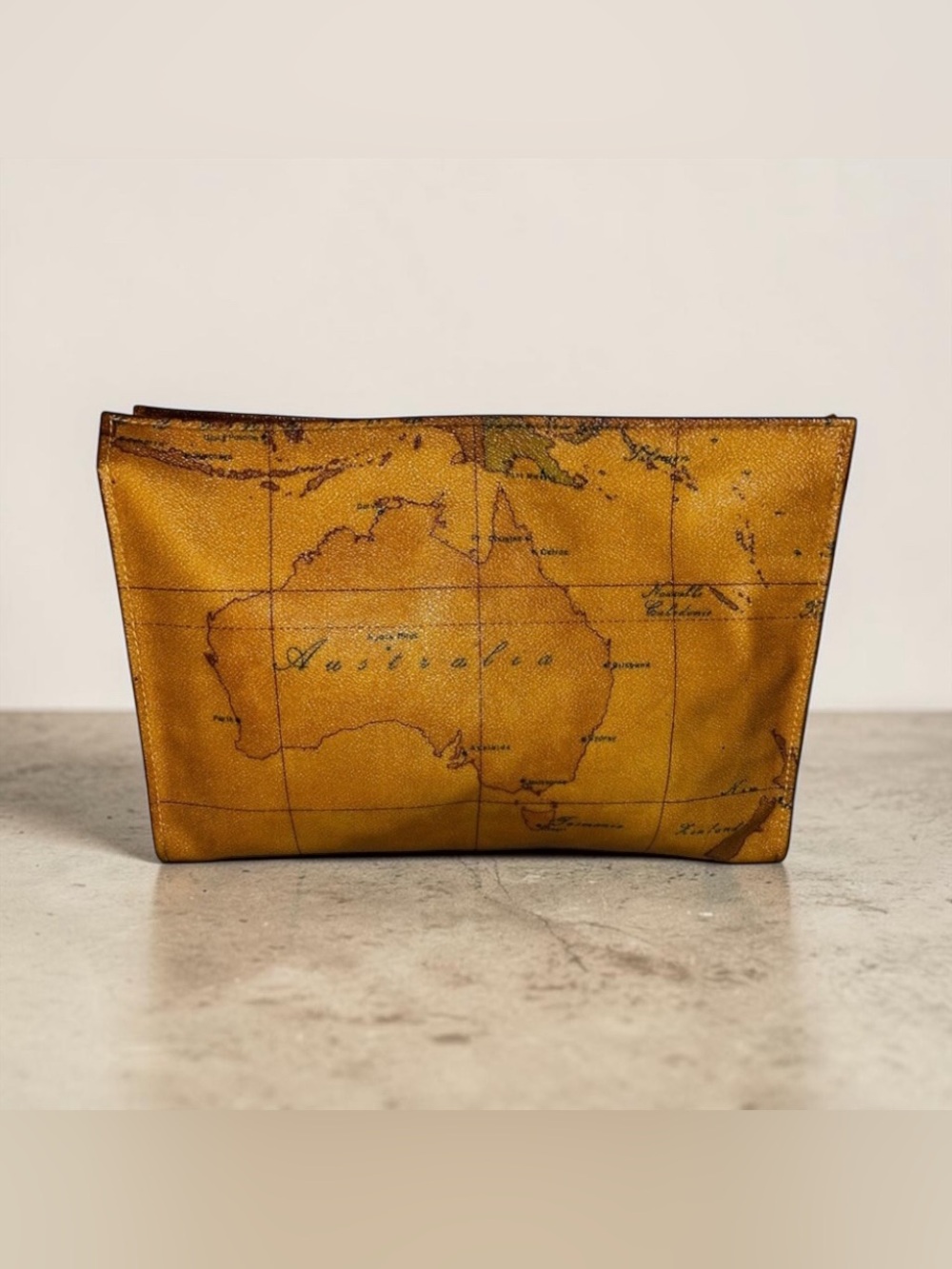 Alviero Martini World Map Pouch